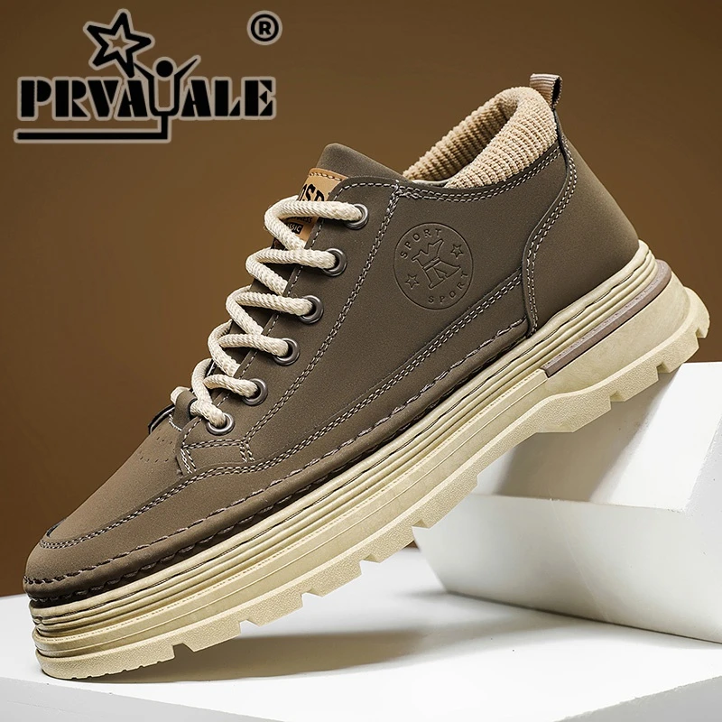 【裴罗尔】春季男鞋2025新款英伦百搭工装板鞋男士休闲鞋运动马丁鞋