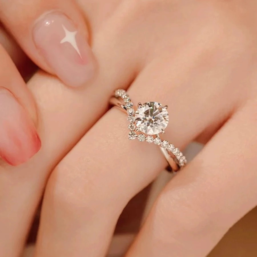 KISS MAX 高定款为爱加冕轻奢戒指（活口可调）