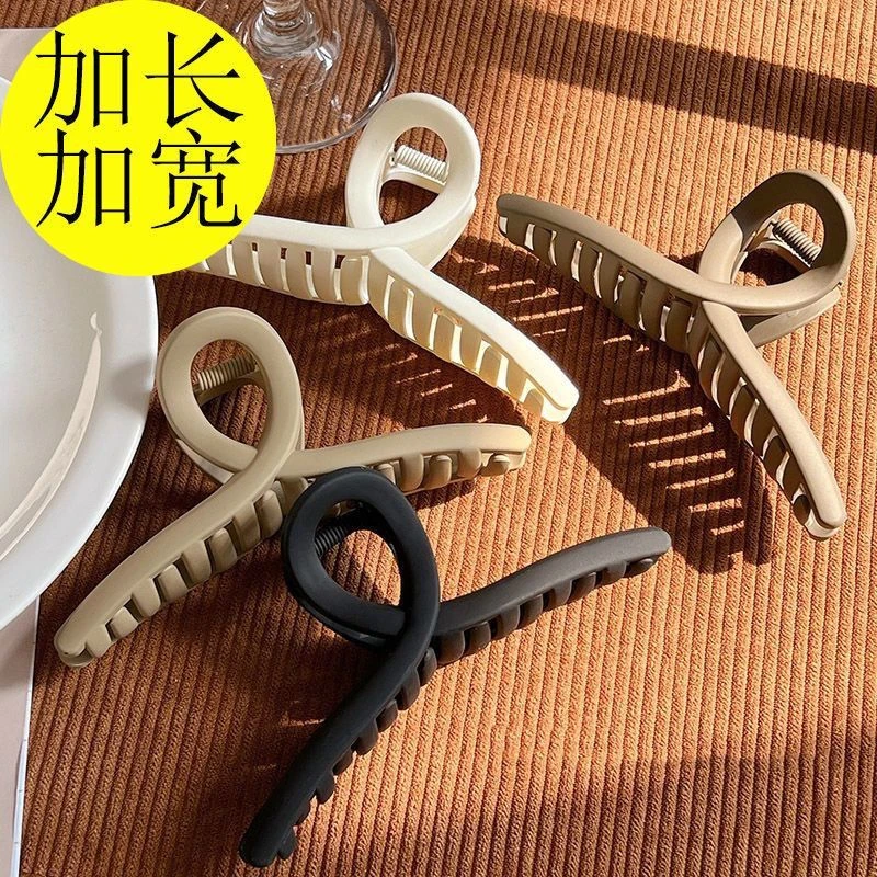 抓夹大号13大发夹盘头发抓夹气质简约百搭超大优雅发卡夹网红ins