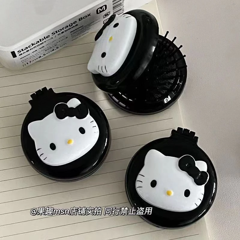 日系可爱helloKitty气囊梳迷你小梳子随身便携气垫女家用按摩梳