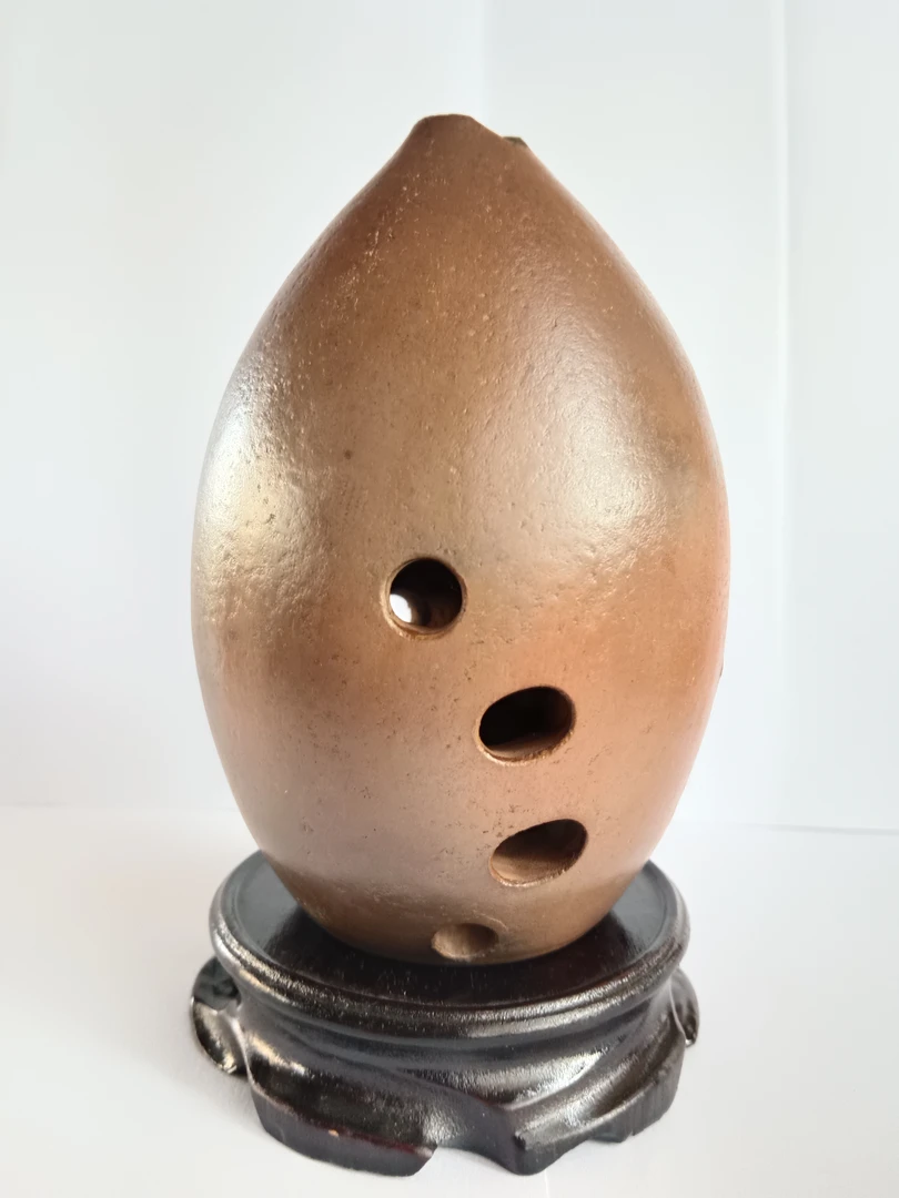 精品柴烧降E埙，西安左起指法，高低频均衡，声音饱满