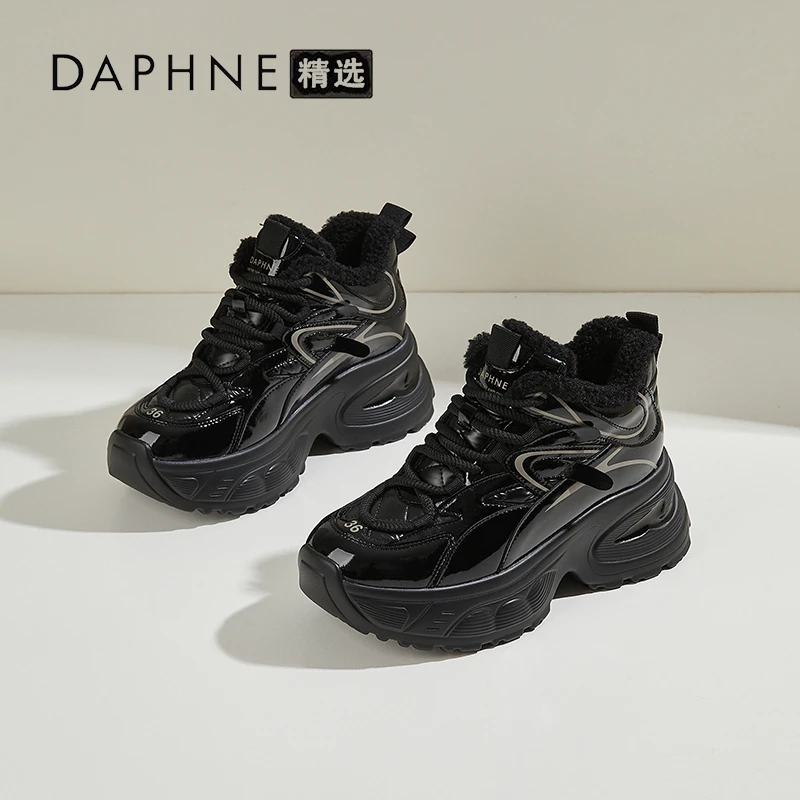 达芙妮厚底老爹鞋女秋冬季2025新款爆款增高女鞋休闲时尚运动鞋