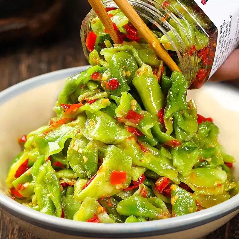 莴笋下饭菜酱菜辣椒酱咸菜剁椒酱凉拌菜新鲜脆爽口拌饭拌面即食