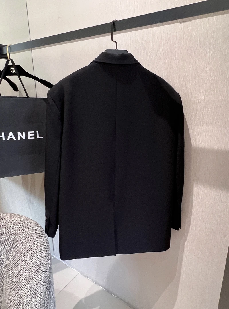 ZZSTUDIO 经典永恒 秋新款高级设计感女士黑色休闲西装外套女2490