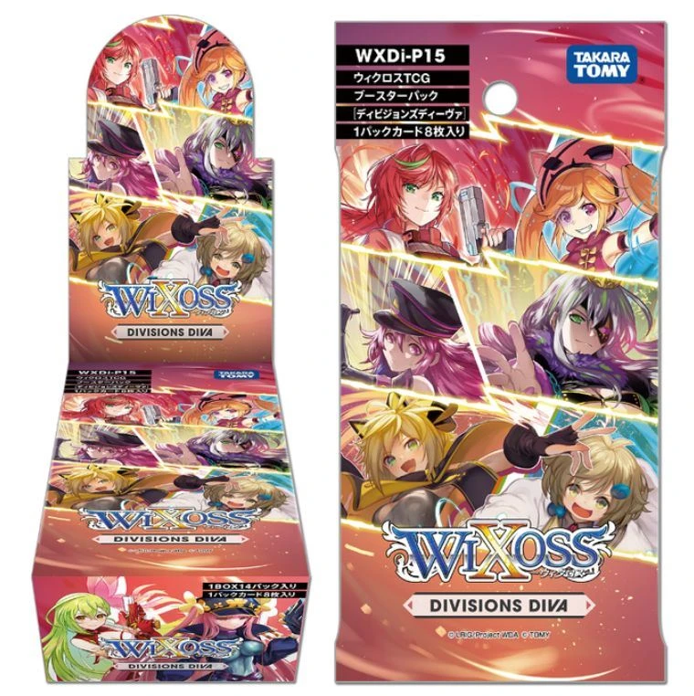 Wixoss WXDi-P15 DIVISIONS DIVA Takaratomy卡牌盲盒拆卡【拆盒】