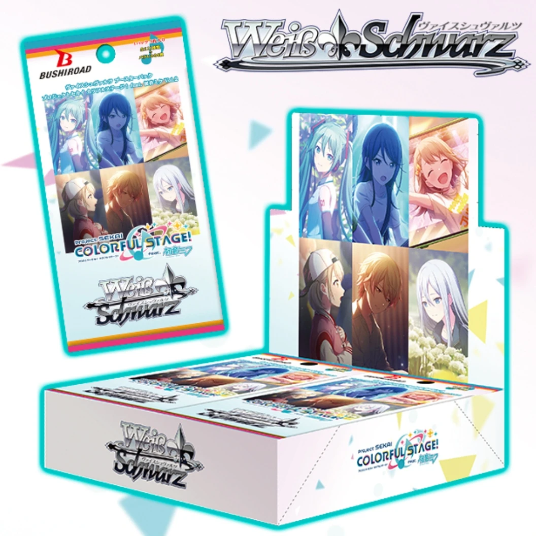 【点盒】初音未来vol.2 弹世界缤纷计划！WS黑白双翼卡牌盲盒【拆盒】