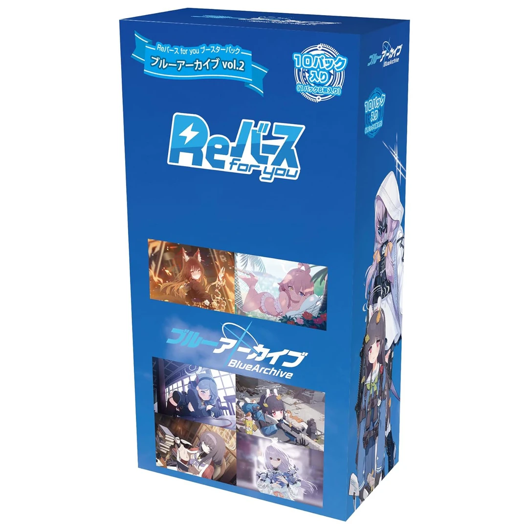 《蔚蓝档案》第二弹 RFY Re卡牌tcg补充包原箱原盒盲盒拆卡【拆盒】