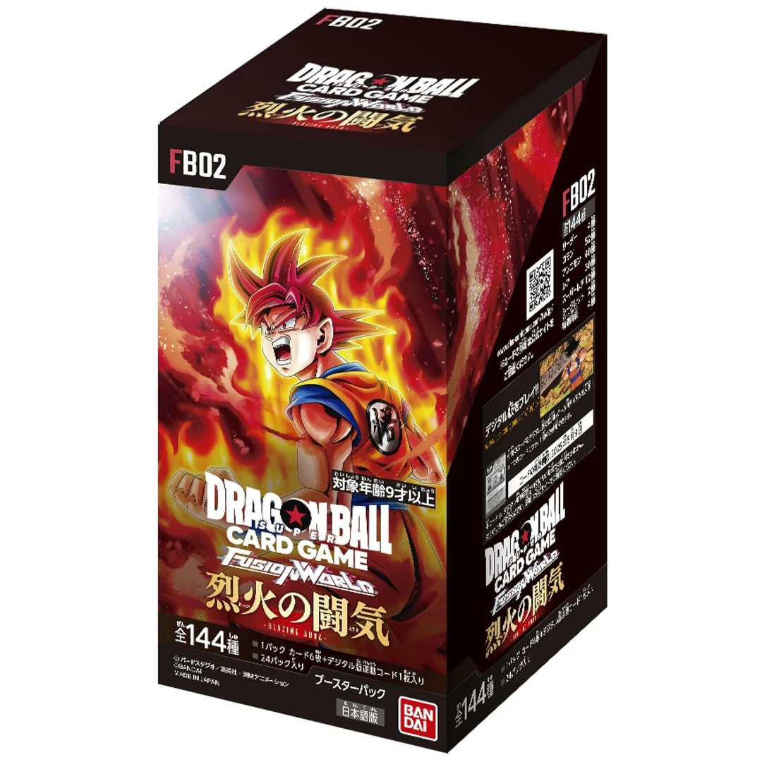 龙珠FB02日语版TCG卡牌FB-02卡牌补充包tcg原箱原盒未拆封 【拆盒】