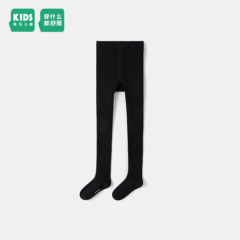 森马儿童童装袜子2024年新款女童连裤袜纯色打底袜潮280924411001