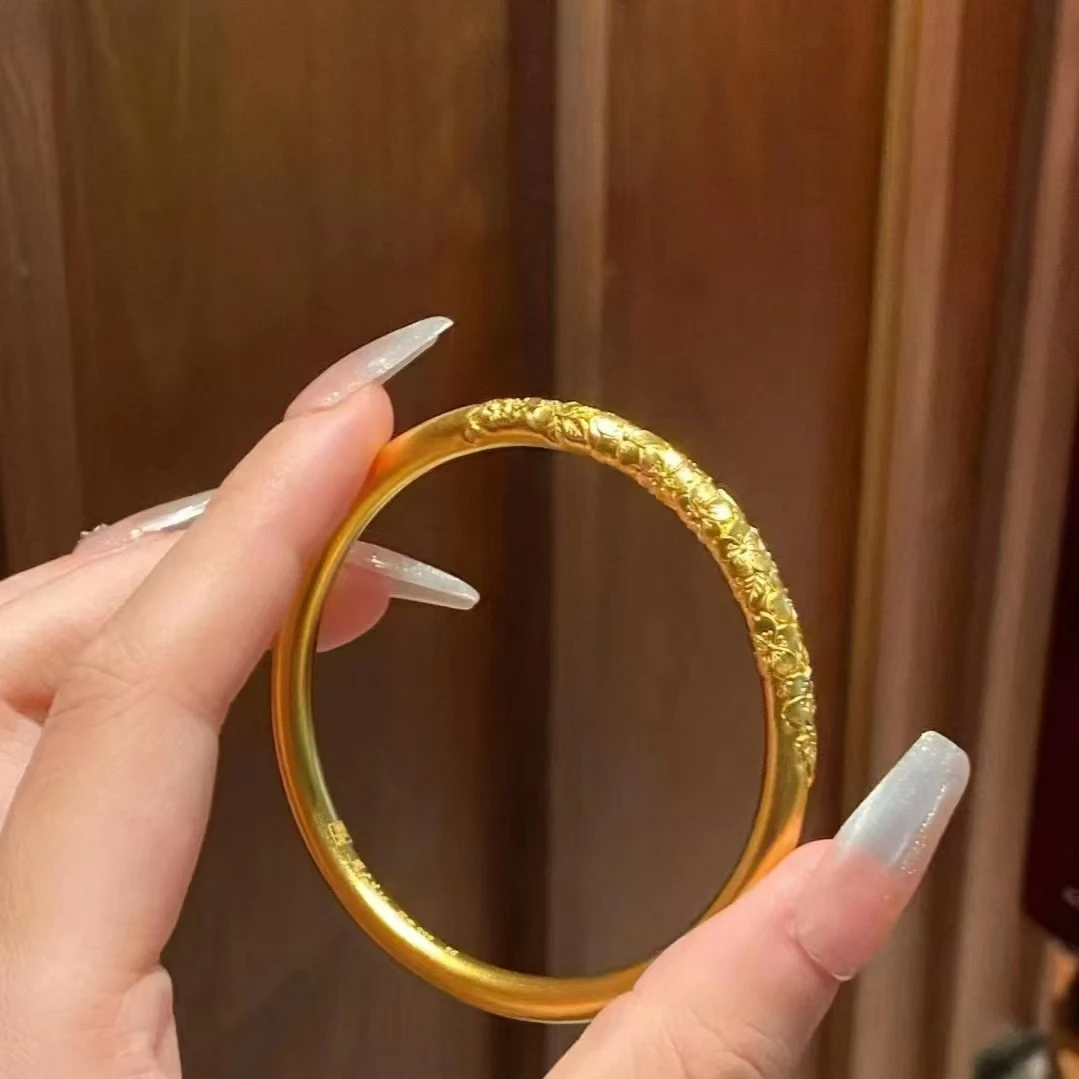 Chow Tai Seng/周大生足金国家宝藏联名桃花灼灼手镯