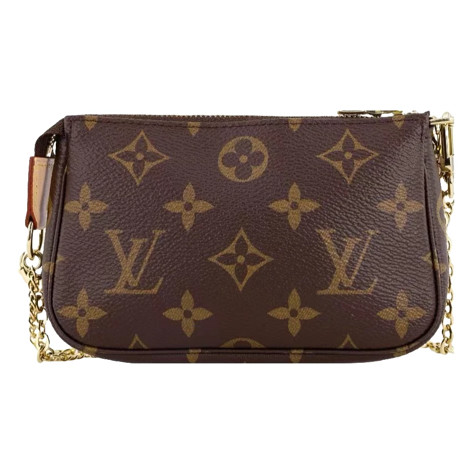 99新 LouisVuitton/路易威登 老花小麻将包/24小时鉴赏期