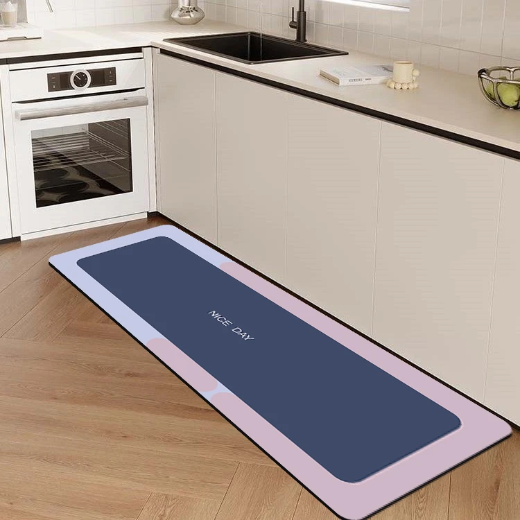 2024爆款厨房地垫硅藻泥家用厨房专用地垫防滑防油可擦免清洗地垫