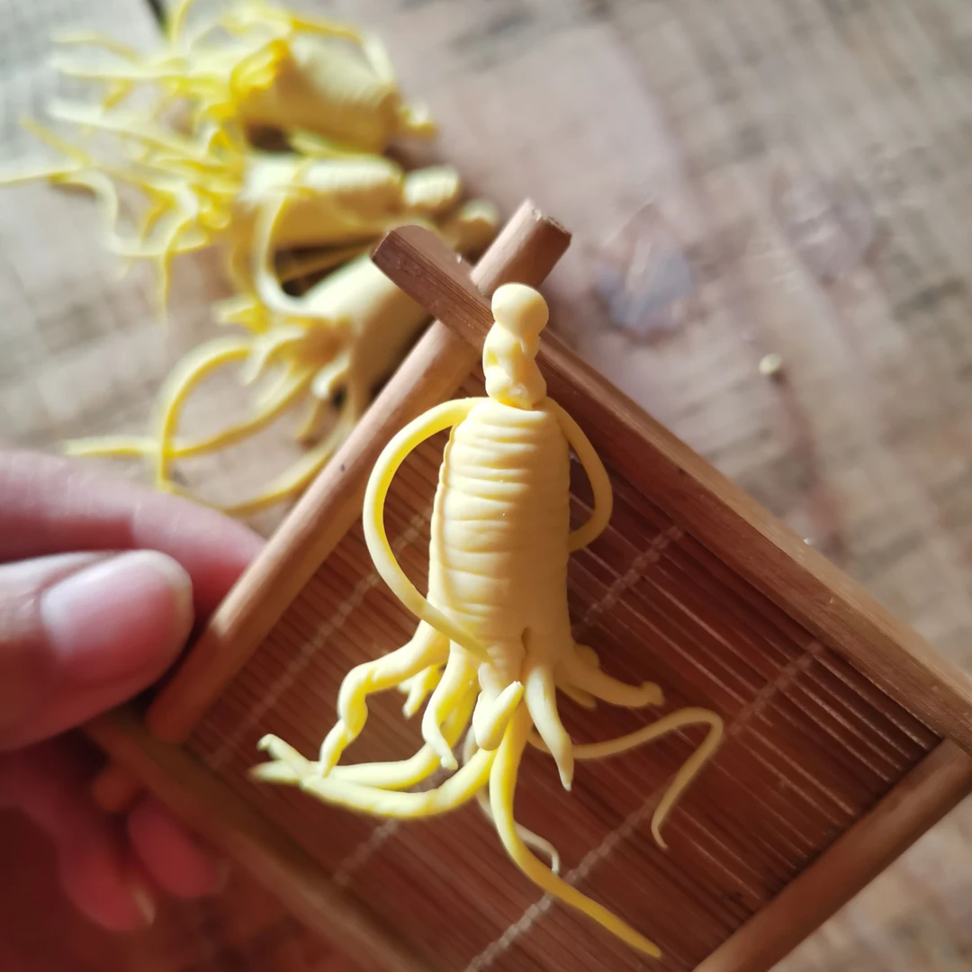 中国人参冰箱贴手工文创礼品旅游民宿收藏摆件