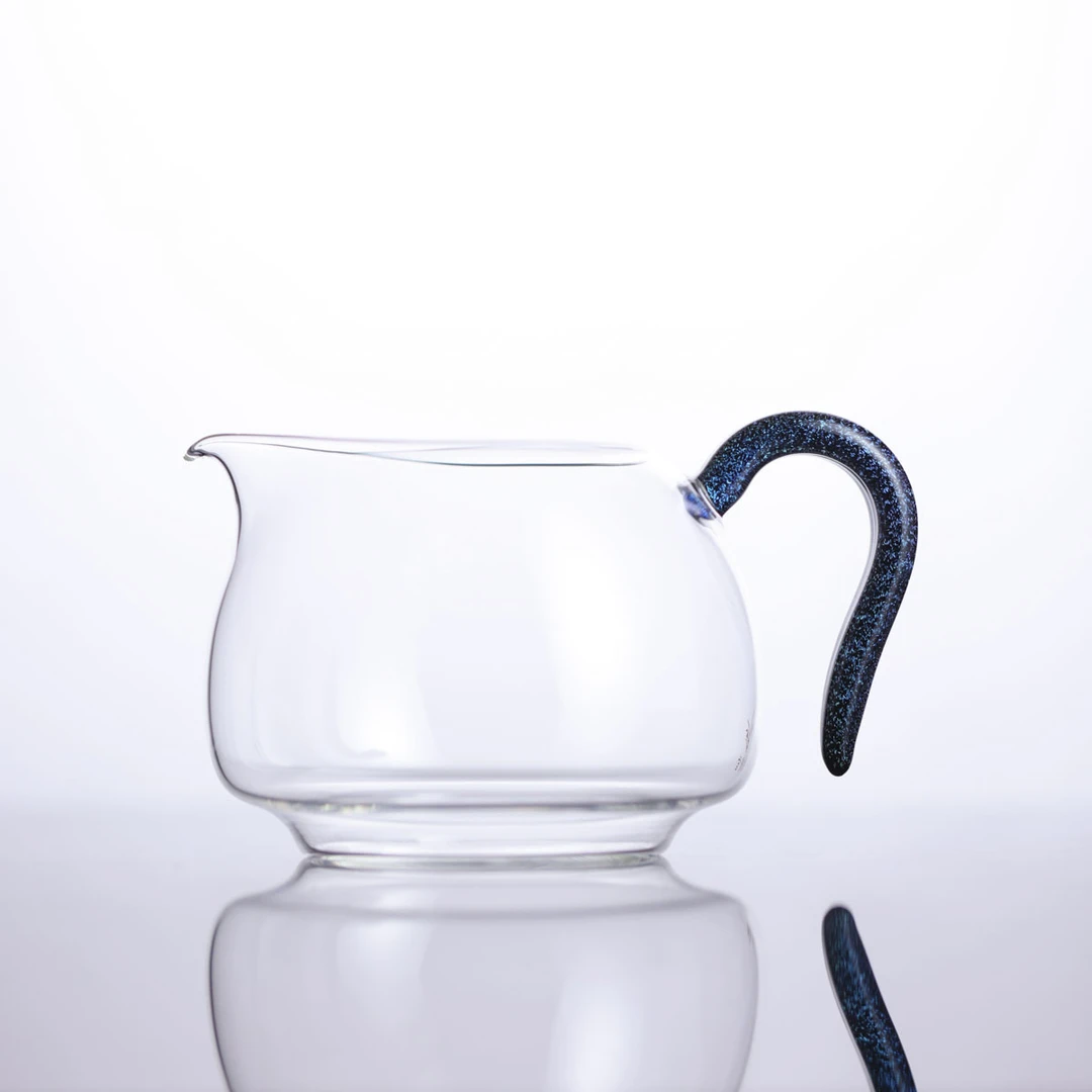 自慢堂--大自慢极光--容量350cc-高档绿色大号纯手工分茶