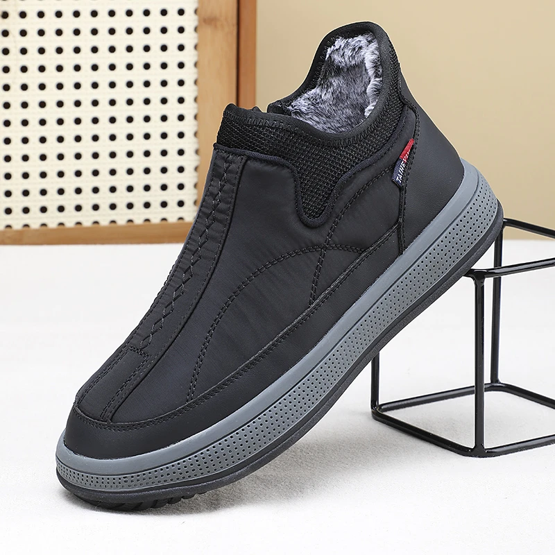 泰和源老北京布鞋官方专卖冬季男加绒加厚保暖中老年防滑爸爸棉鞋