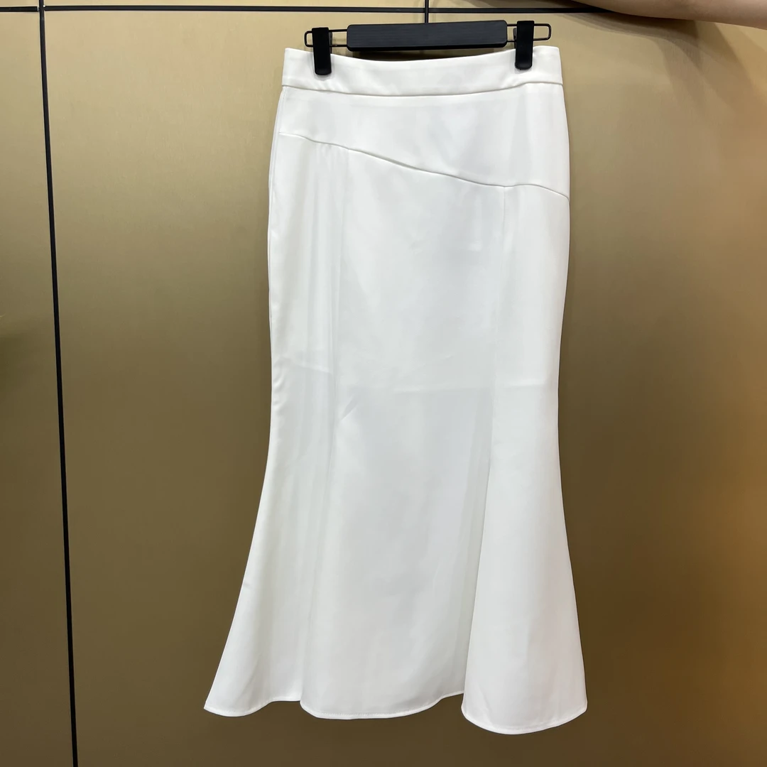 【珊姐推荐】气质女人味开叉半身鱼尾裙百搭火爆新款 5812