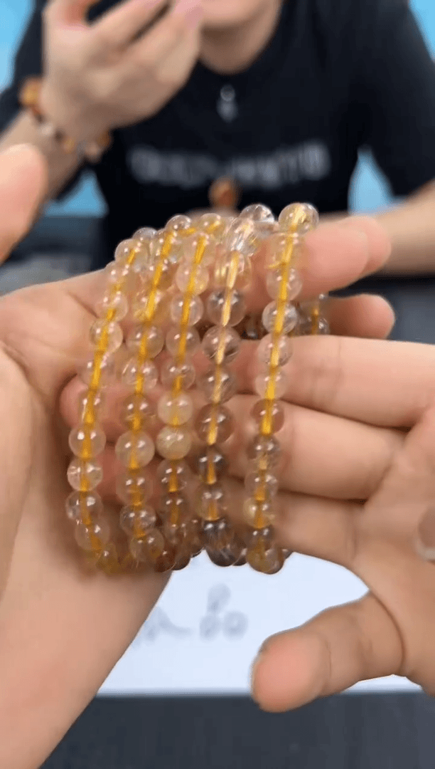 【闪购商品】发晶手链未镶嵌一个多样性发