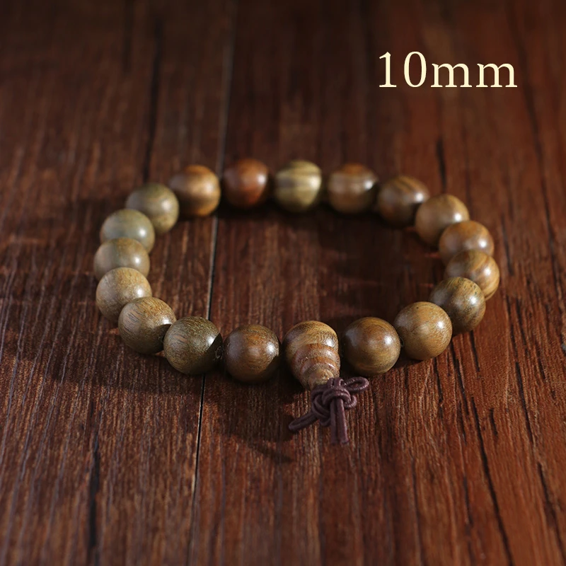 绿檀手串10mm带塔头-24053