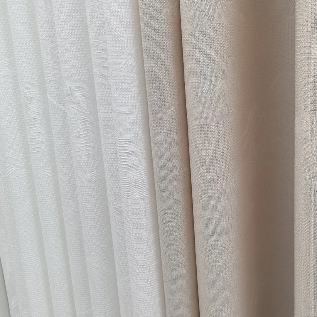 新款提花窗纱（山水）