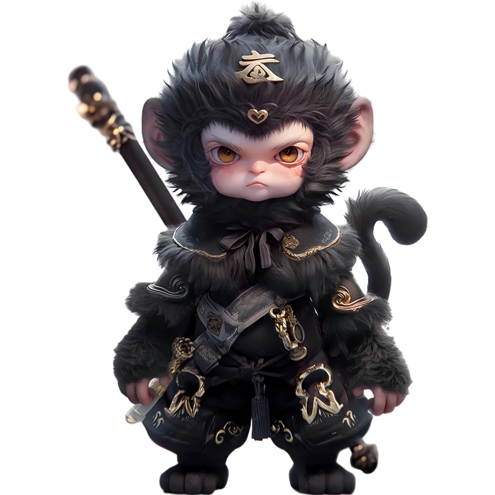 黑神话卡通悟空家庭个性定制车贴墙上贴画冰箱卧室装饰防水防晒贴