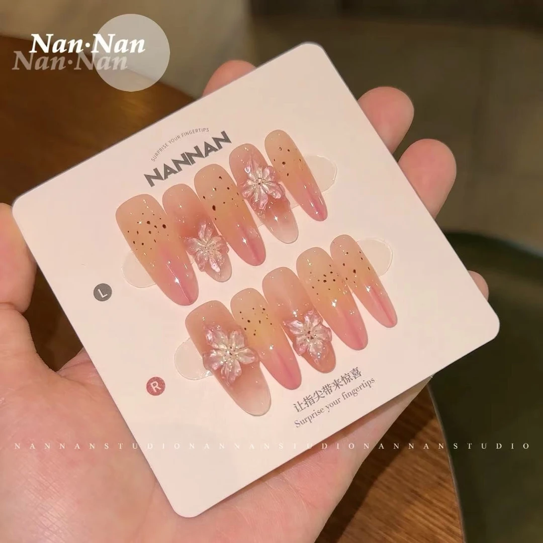 NANNAN[莫奈睡莲]手工穿戴甲H488