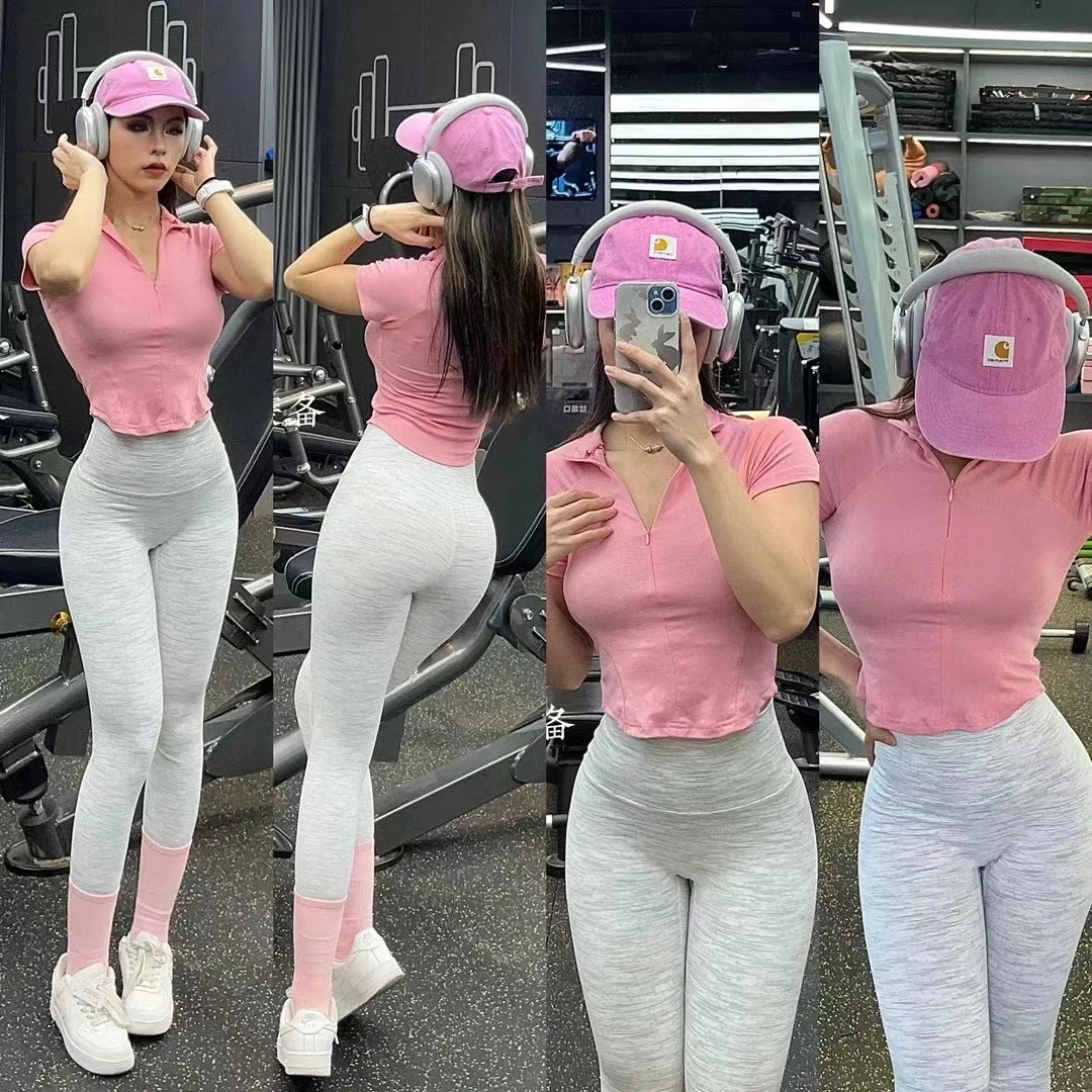 lulu同款高腰紧身瑜伽女健身紧身长裤普拉提ins欧美弹力大运动裤
