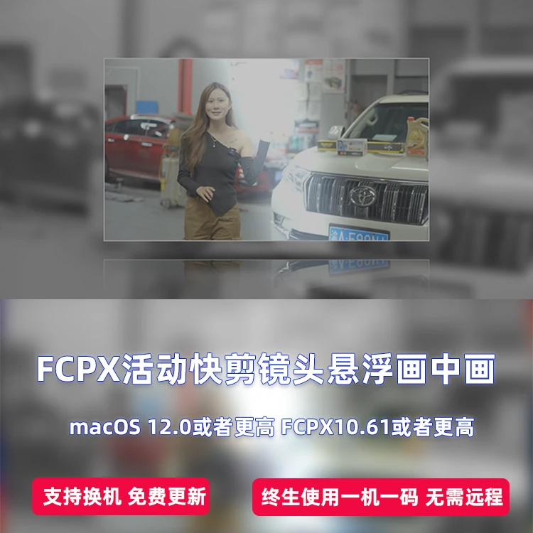FCPX中文版插件22款活动快剪镜头画中画悬浮效果 支持M1 M2 M3