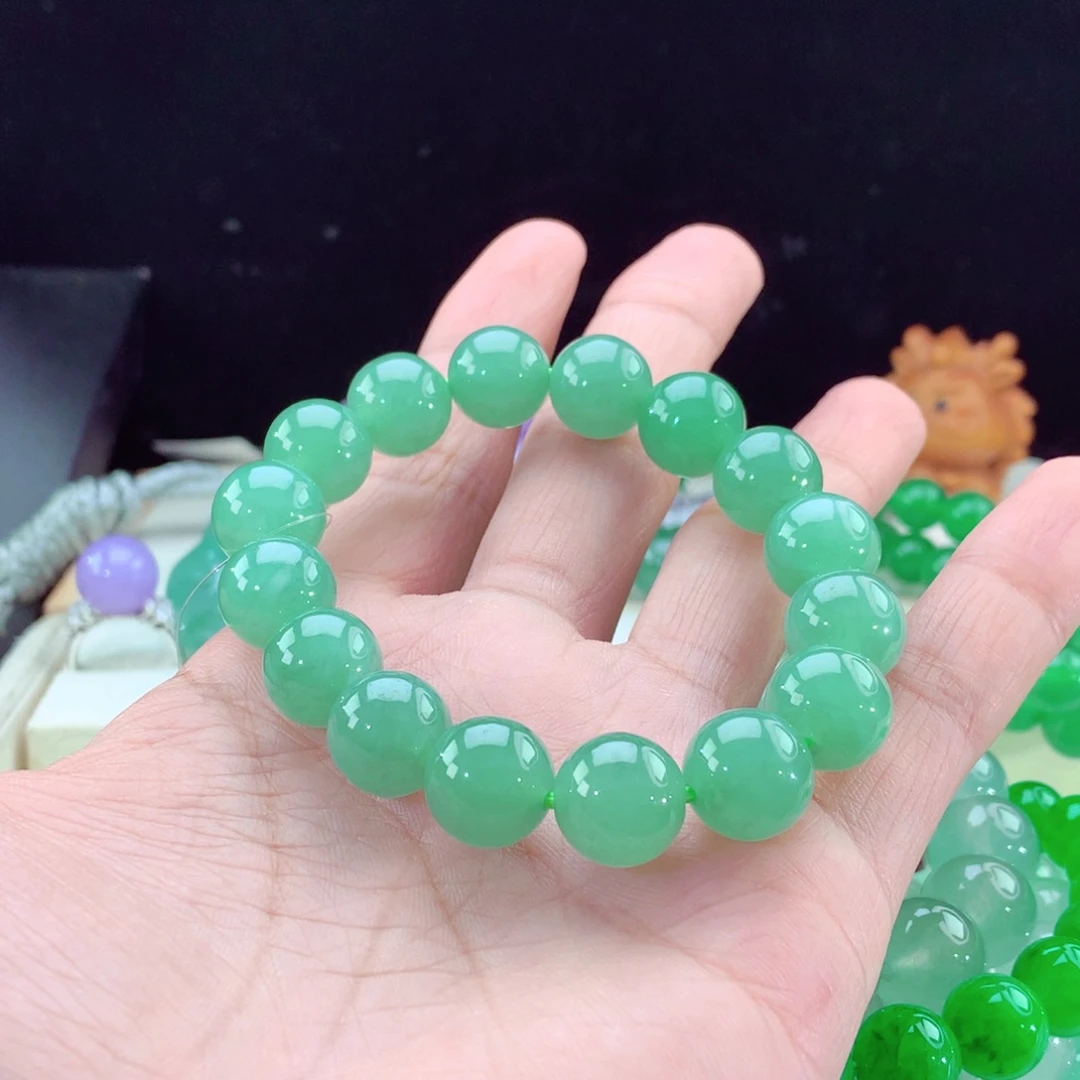翡翠手链未镶嵌卡12.7