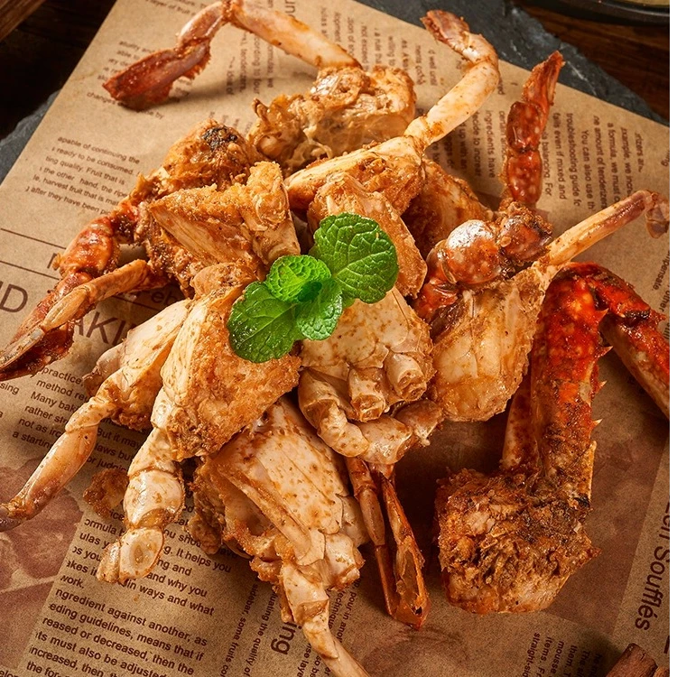舟山特色熟食美味即食椒盐蟹生鲜休闲网红热门解馋罐装海味小零食