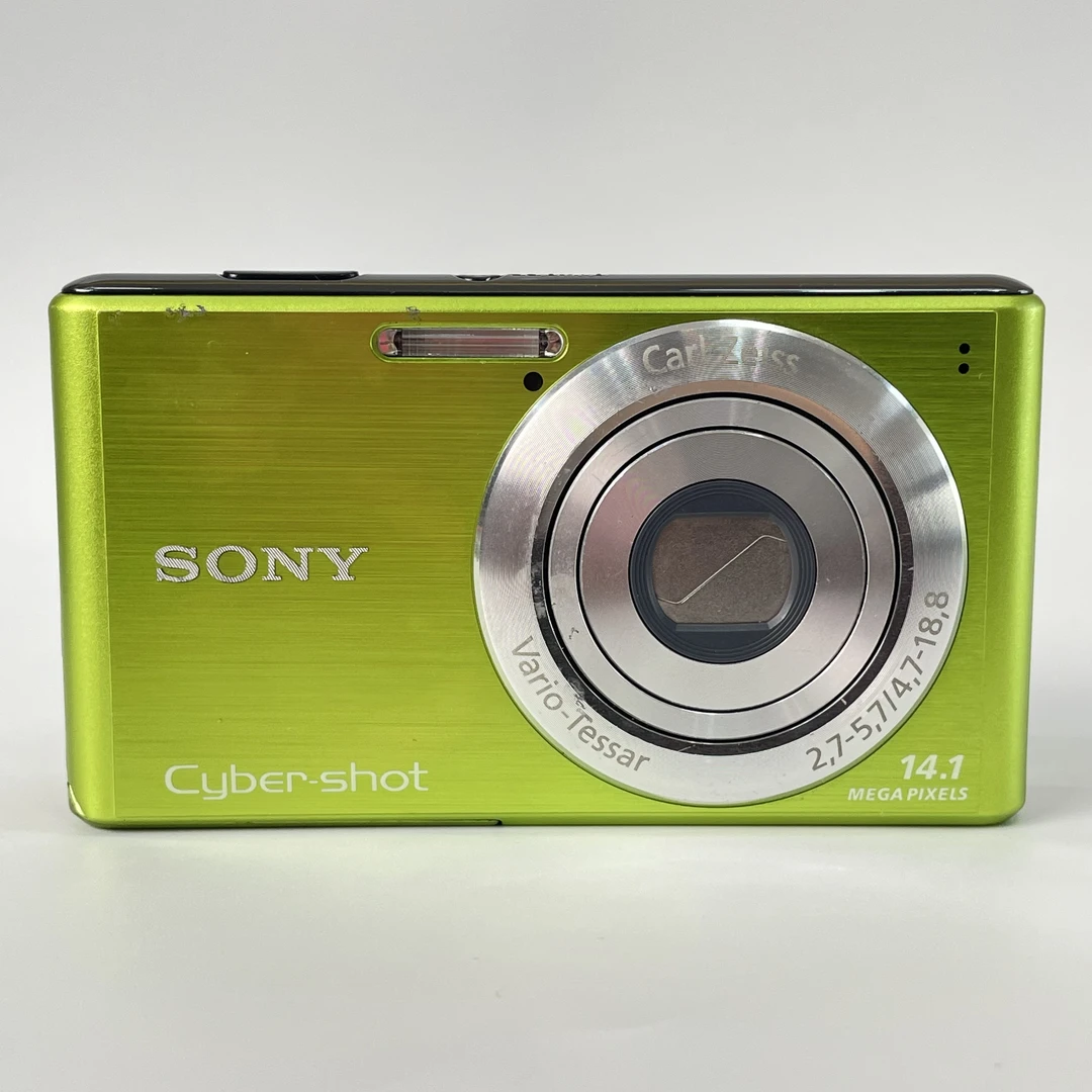 95新 Sony/索尼 w530绿色1410万像素4倍变焦复古ccd数码相机