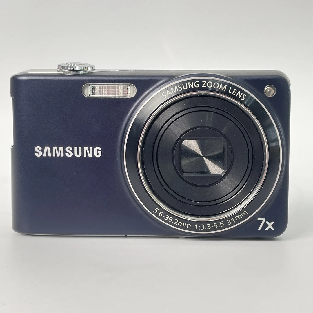 95新 Samsung/三星 pl200黑色1420万像素7倍变焦复古ccd数码相机