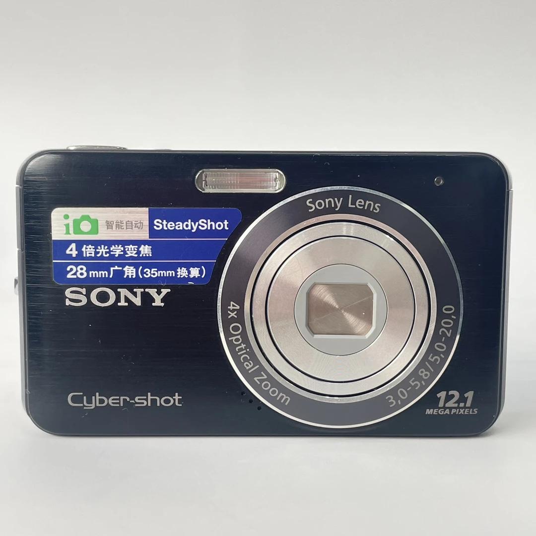 95新 Sony/索尼 w310黑色1210万像素4倍变焦复古ccd数码相机