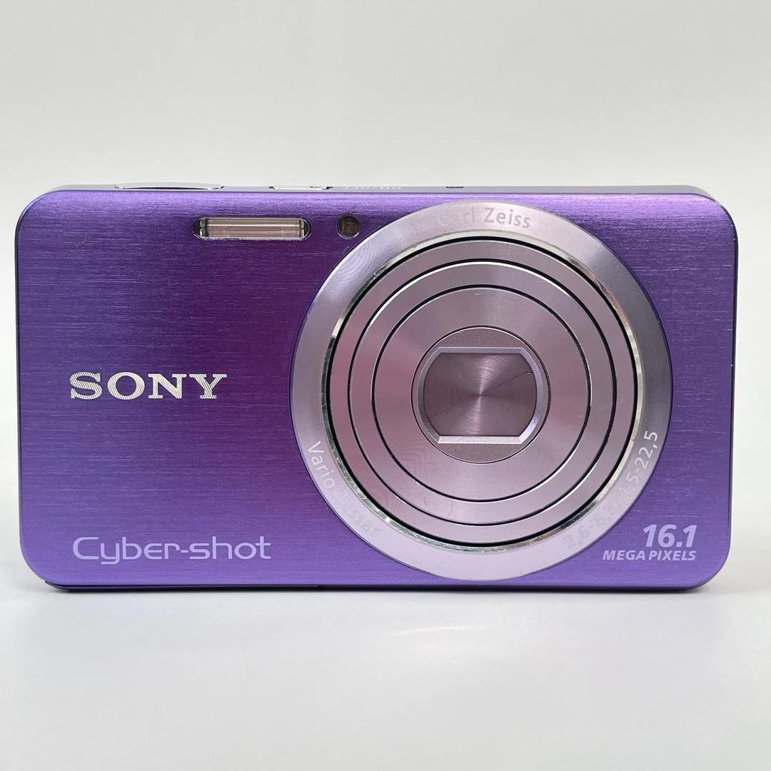 95新 Sony/索尼 w630紫色1610万像素5倍变焦复古ccd数码相机