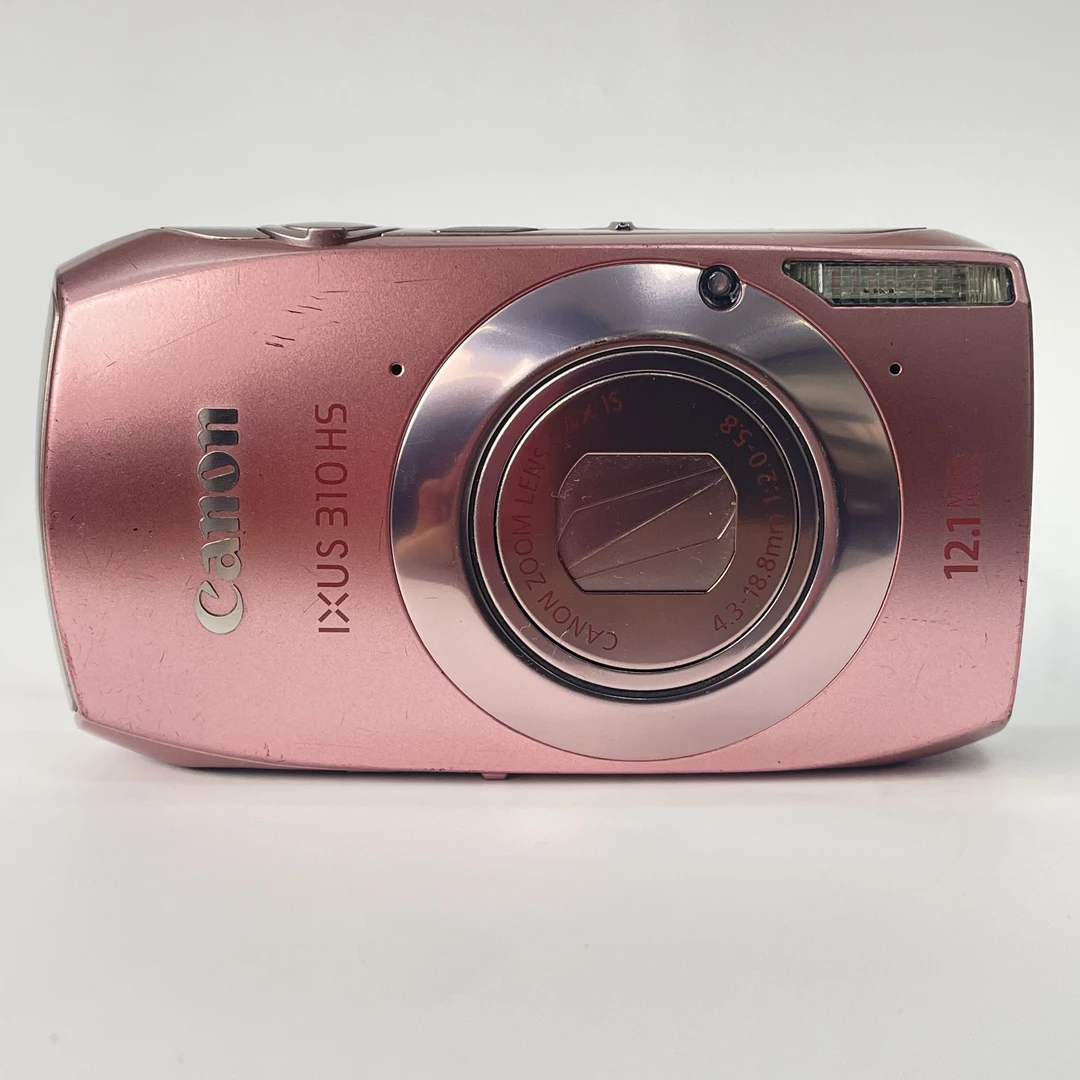 95新 Canon/佳能 ixus310粉色1210万像素4.4倍变焦复古ccd