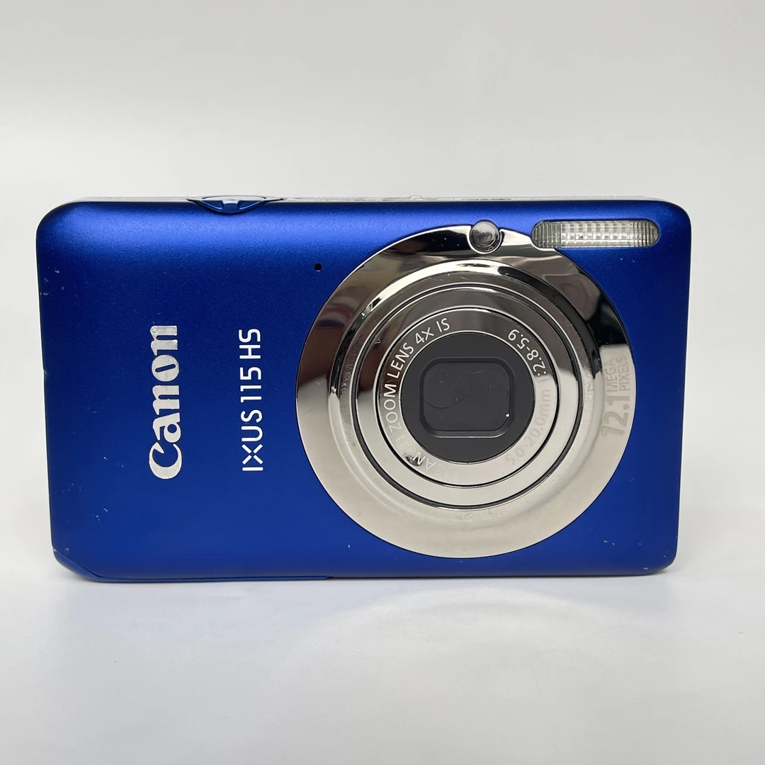 95新 Canon/佳能 ixus115蓝色1210万像素4倍变焦复古ccd数码相机