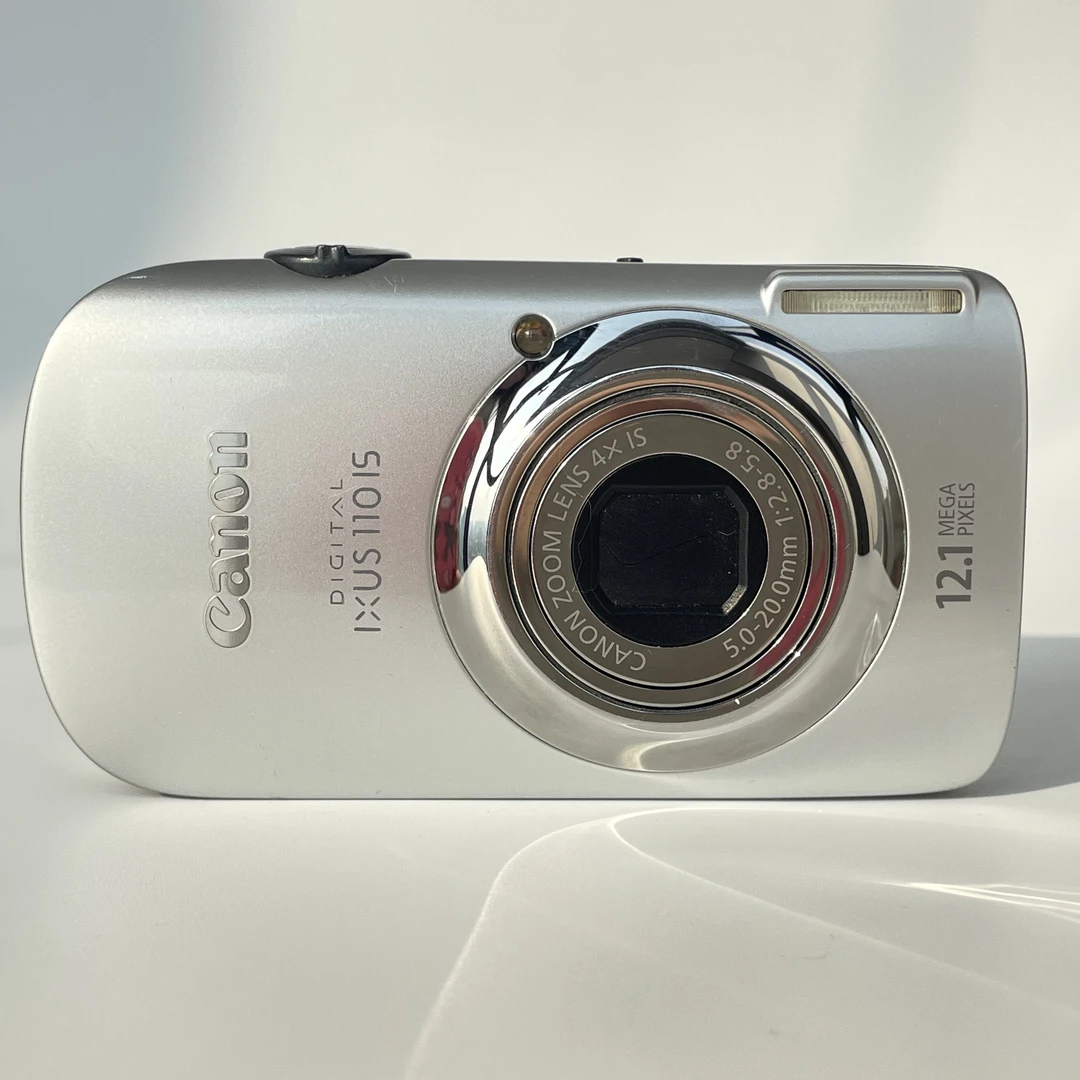 95新 Canon/佳能 ixus110银色1210万像素4倍变焦复古ccd数码相机