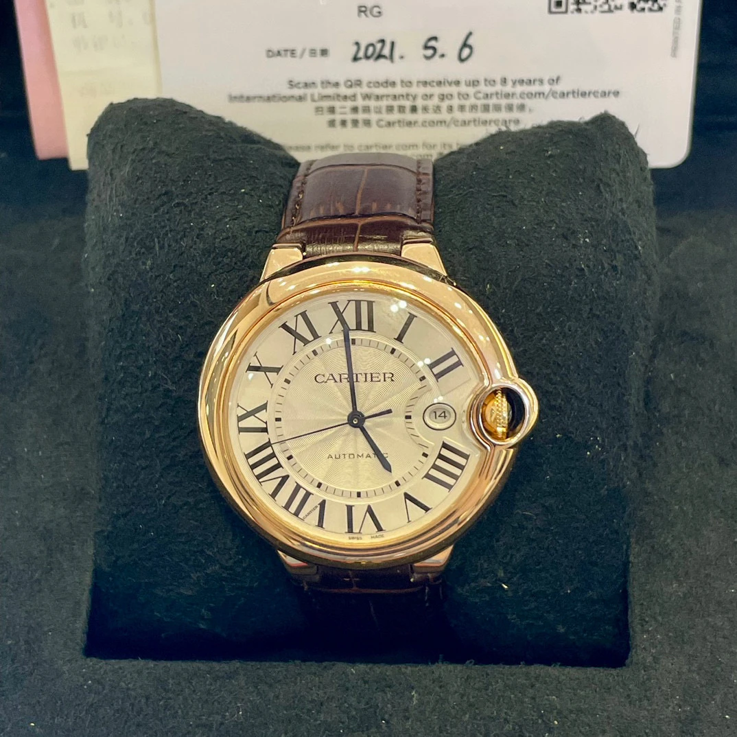 99新 Cartier/卡地亚 深圳名典蓝气球系列WGBB0030/42mm21年全套