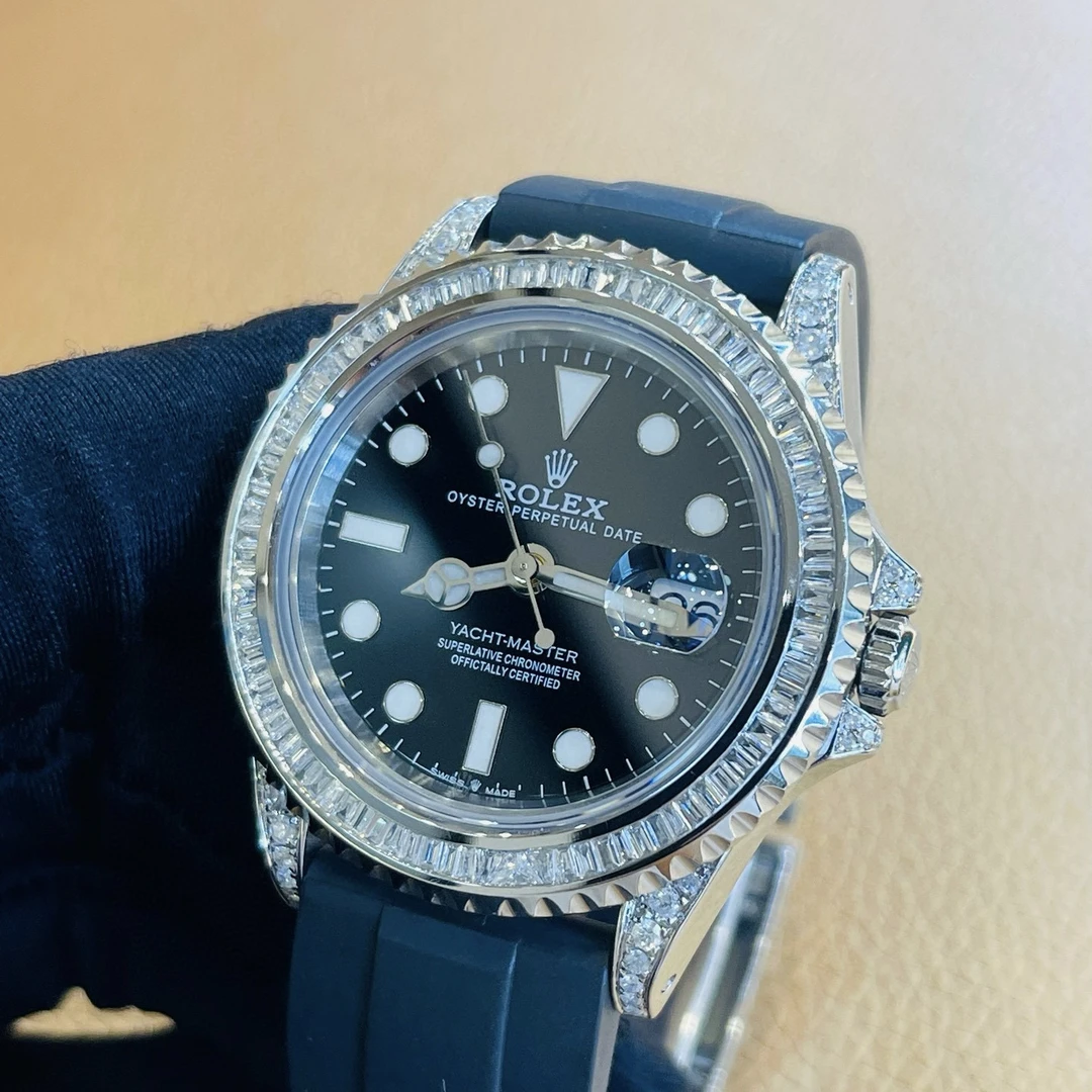 99新 Rolex/劳力士 真钻 自动机械 16570 升级镶真T钻单表40mm