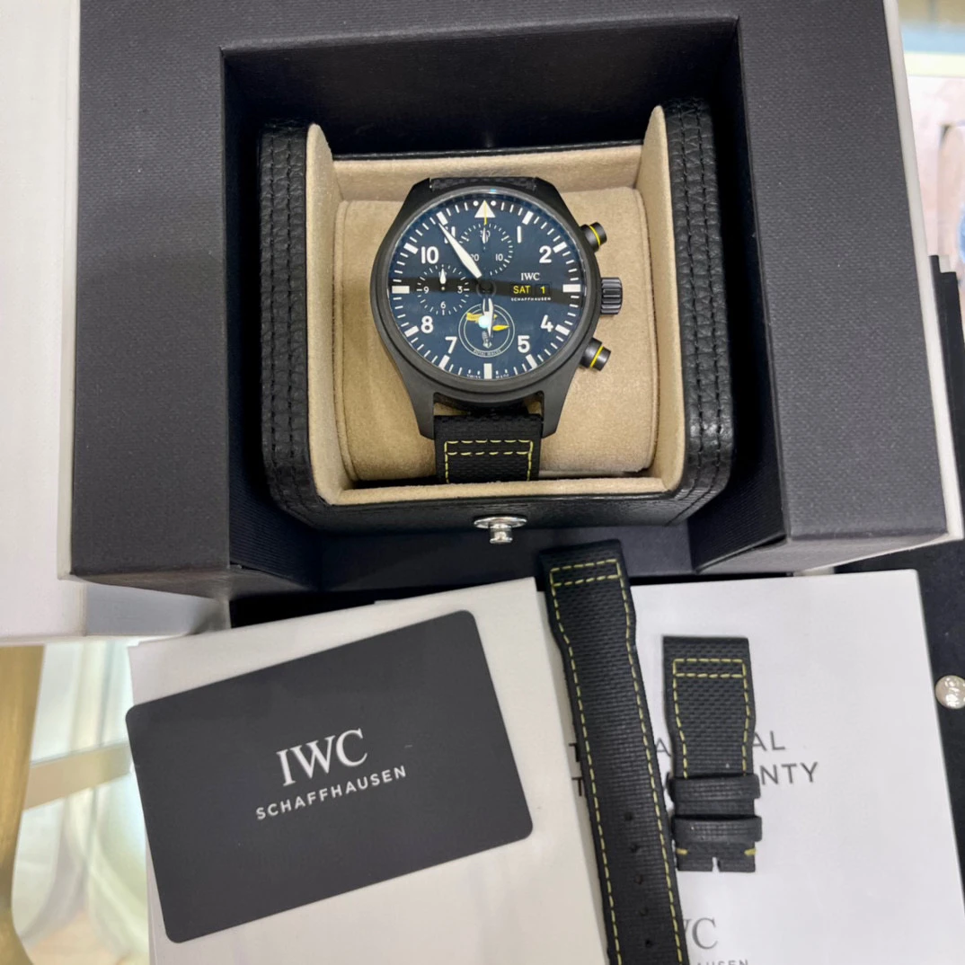 99新 IWC/万国 深圳名典万国飞行员IW389107/23年全套/44.5mm