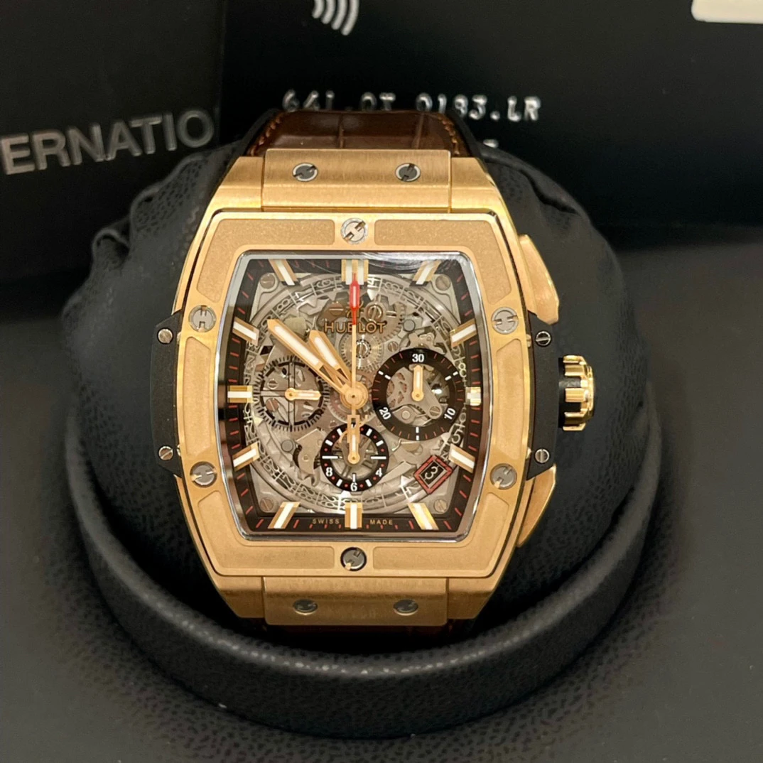 99新 Hublot/宇舶表 深圳名典！641.OX/19年/42mm/18K王金