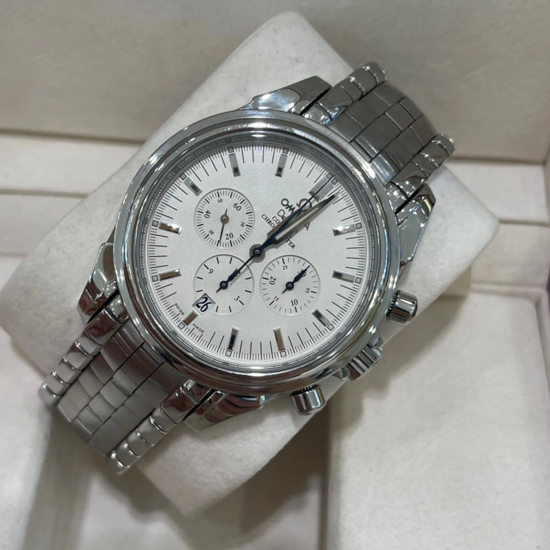 99新 Omega/欧米茄 三只鱼/4541.31.00蝶飞/41mm/空白卡全套/