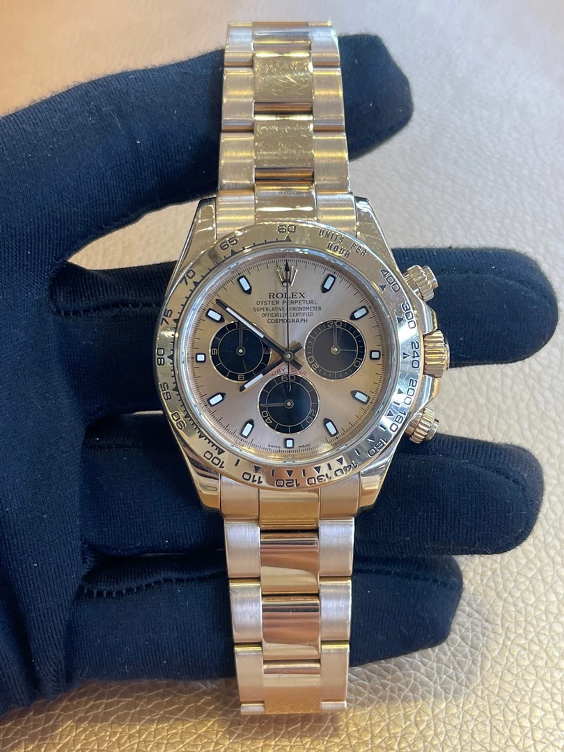 95新 Rolex/劳力士 深圳名典！116505 贝嫂 玫瑰金迪通拿40mm