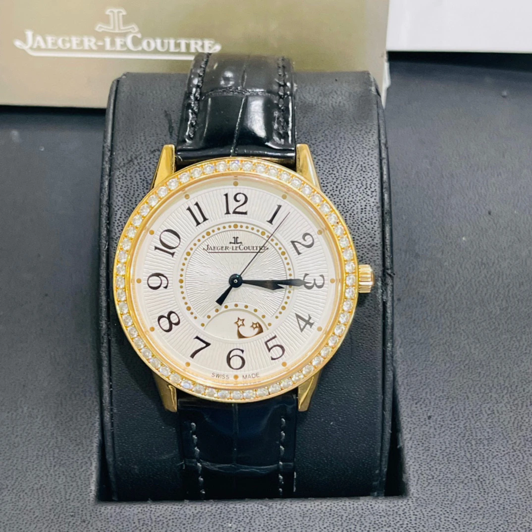 99新 Jaeger-LeCoultre/积家 深圳名典！3612421玫瑰金原镶钻/20年