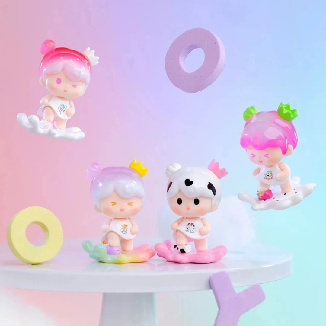 【拆盒】yoyo涂个好彩头系列盲盒潮玩摆件女生礼物