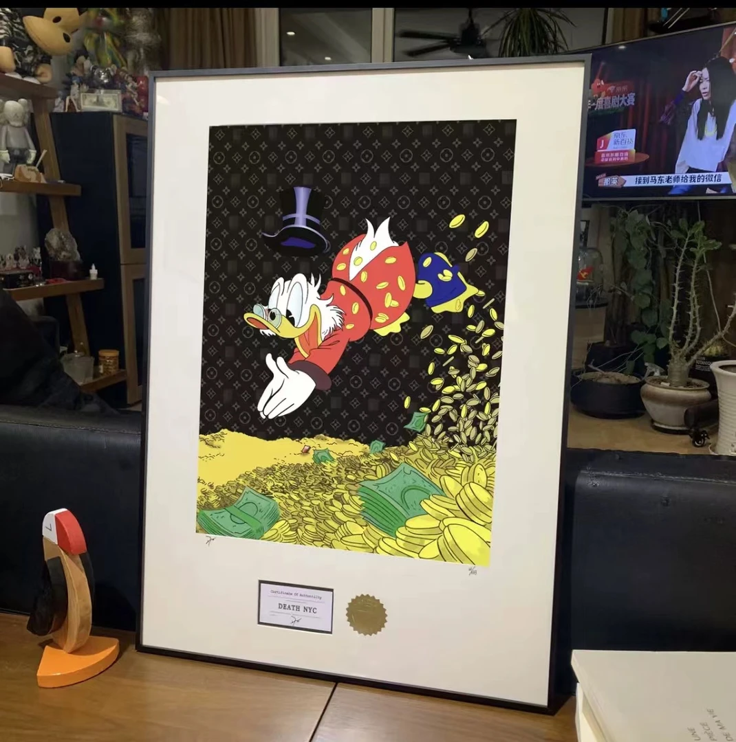 【唐老鸭】客厅卧室书房潮流卡通装饰画6080