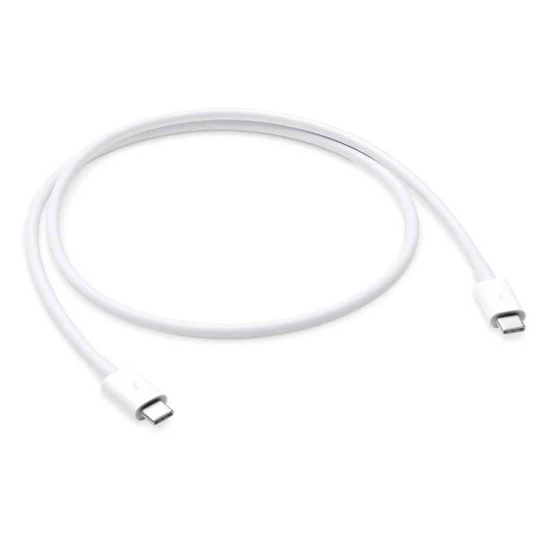 99新 Apple/苹果 原装雷雳3 Pro 4双C数据链接编制线1米标品#PG29