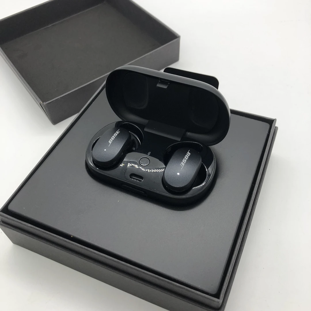 80新  BOSE QC Earbuds原盒+原线 黑色蓝牙耳机/1030739