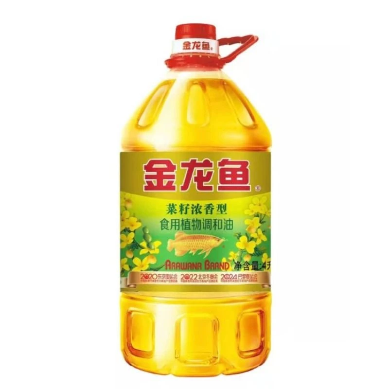 金龙鱼菜籽浓香型食用植物调和油4L