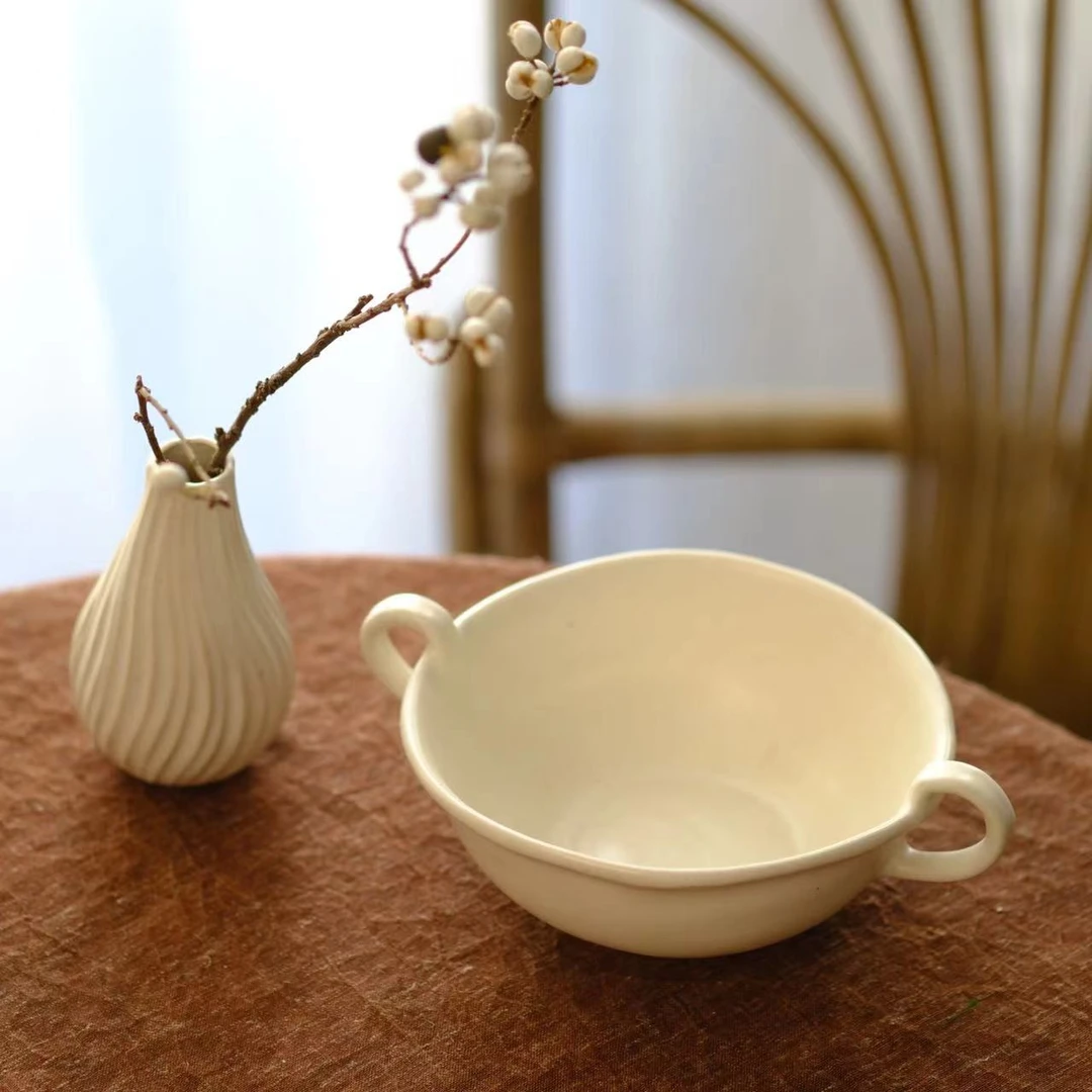 小喜宅 喜朵朵双耳碗（口径13cm）