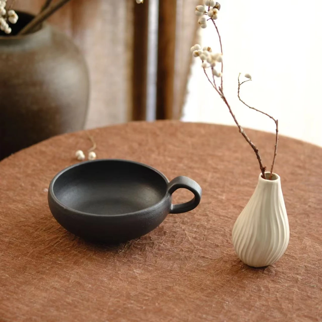 小喜宅原创 翘扳指扁碗（口径12cm）